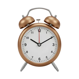 Golden Alarm Clock